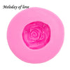 3D Beautiful roses chocolate cake decorating tools DIY fondant silicone mold Wedding cake decoration Flowers soap mold T0170