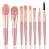 8-Piece Mini Portable Powder Brush Set