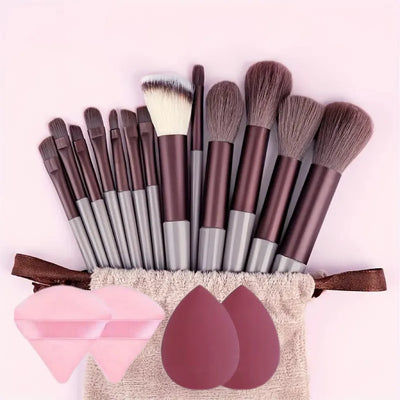 13 PIece Makeup Brushes Set