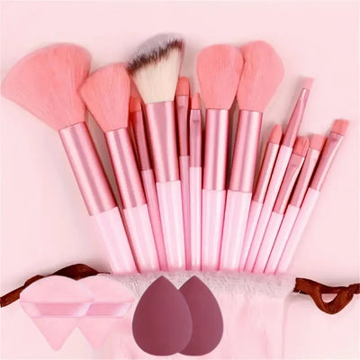 13 PIece Makeup Brushes Set
