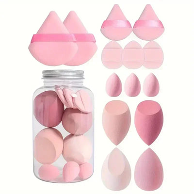 12 or 14 Piece Makeup Sponge Cosmetic Puff