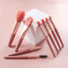 8-Piece Mini Portable Powder Brush Set