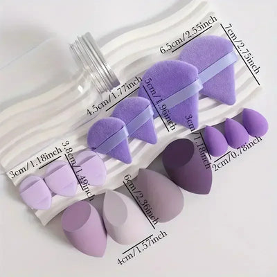 12 or 14 Piece Makeup Sponge Cosmetic Puff