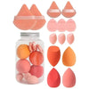 12 or 14 Piece Makeup Sponge Cosmetic Puff