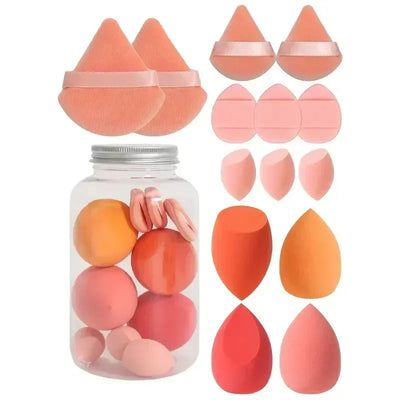 12 or 14 Piece Makeup Sponge Cosmetic Puff